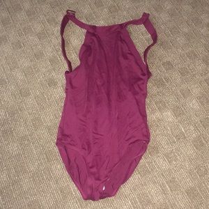 Maroon Leotard